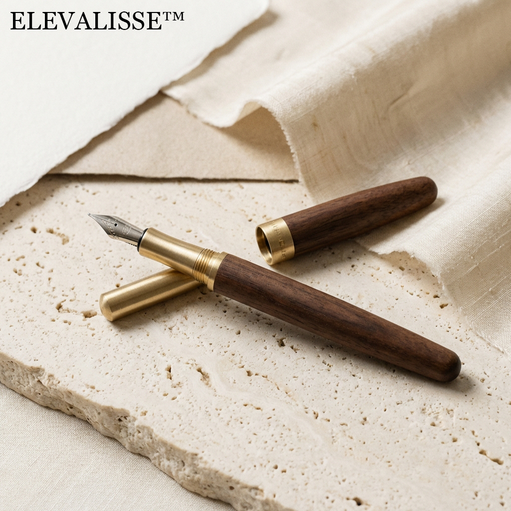 Elevalisse™ THE VERITAS FOUNTAIN PEN -"In an era of fleeting digital texts, the handwritten word is an act of permanence. Command the page."